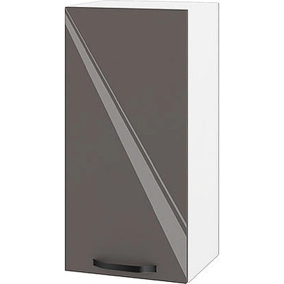 ИРИМ Горен кухненски шкаф Сити БФ-Антрацит гланц-05-16 35 см