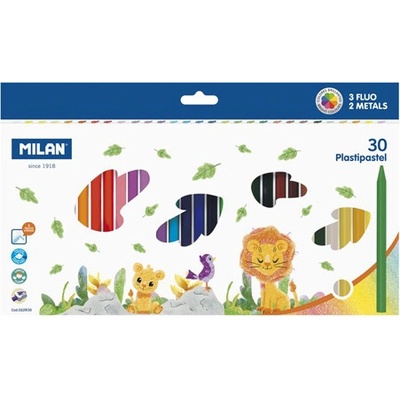Milan kulaté plastické 24 ks + 3 ks FLUO + 2 ks metalické 451808