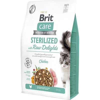 Brit Care Cat Sterilized with Raw Delights 2 kg