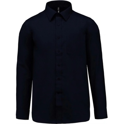 Kariban jofrey k545 / Мъжка риза с дълъг ръкав - тъмносиня 5xl (20k54500315)