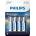 Philips БАТЕРИИ philips ultra aa lr6e4b/10 (8712581550387)