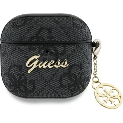 Guess GUA4G4GSMK калъф за AirPods 4 черен 4G Charm Collection (GUA4G4GSMK)