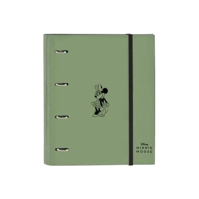 Minnie Mouse Папка с пръстени Minnie Mouse Mint shadow Военно зелено (27 x 32 x 3.5 cm)