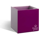 Plastkon FLOWER LOVER cubico 14x14x14 cm fialový