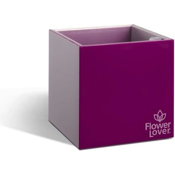 Plastkon FLOWER LOVER cubico 14x14x14 cm fialový