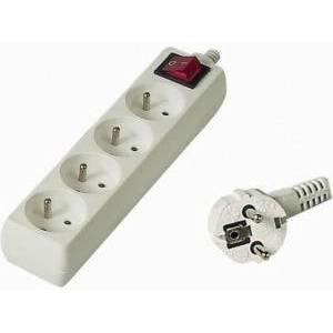 PremiumCord Power strip PremiumCord 4 sockets 10 m white (pp4k10)