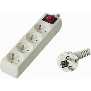 PremiumCord Power strip PremiumCord 4 sockets 10 m white (pp4k10)