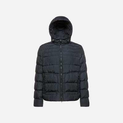 Geox Men's Dark Blue Magnete Jacket Mens šedá