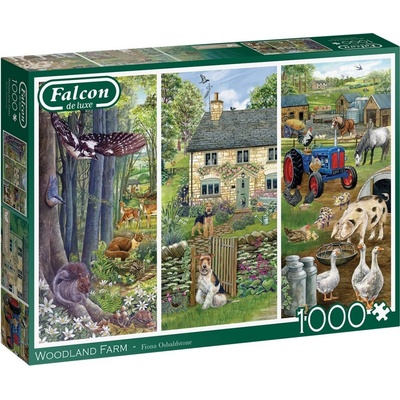 FALCON Farma Woodland 1000 dílků