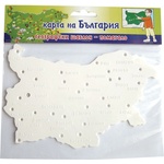 Естрела Шаблон карта на България
