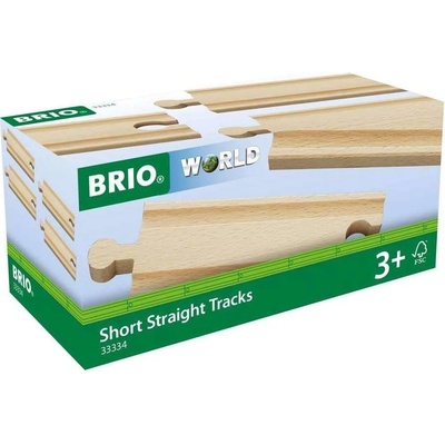 Brio Krátké koleje rovné 108 mm 4 ks
