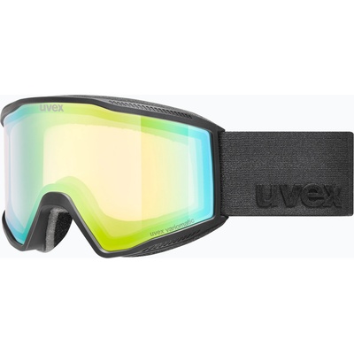 uvex Скиорска маска Uvex Blast V black matt/vario green mirror