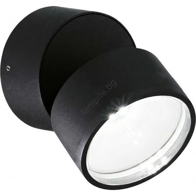 Ideal Lux - LED външно стенно осветително тяло OMEGA LED/7W/230V CRI 90 IP54 черно (ID285504)