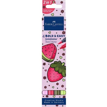 Faber-Castell Маркер Goldfaber Sketch, Bold Easy I, 4 броя (1010160476)