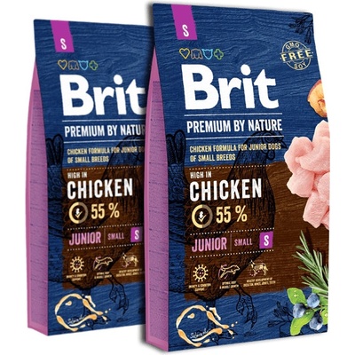 Brit Premium By Nature Junior Small S 2 x 8 kg