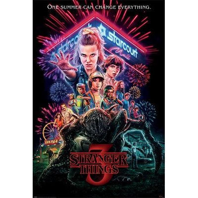 Plagát, Obraz - Stranger Things - Summer of 85, (61 x 91,5 cm)
