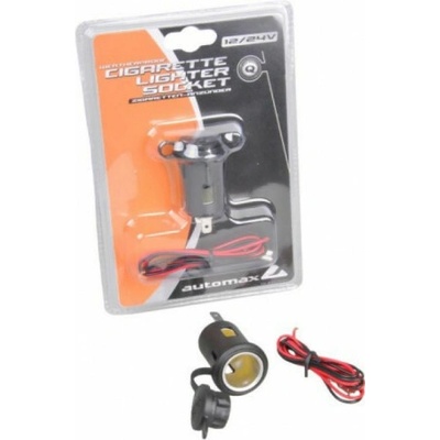 Automax Zásuvka autozapaľovača 12 / 24V vodotesná oválna