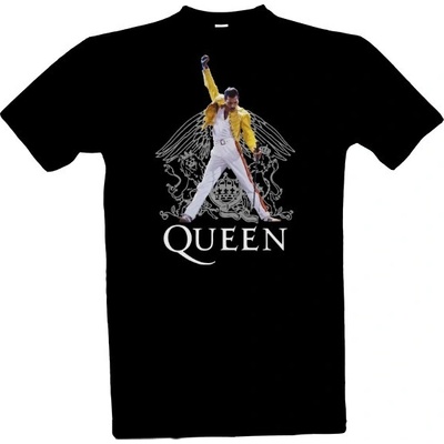 Tričko s potiskem Freddie Mercury Queen pánské černá