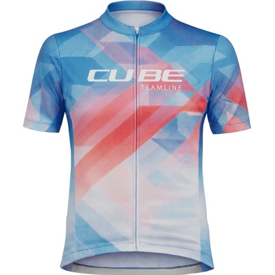 CUBE WS Jersey CMPT TEAMLINE S/S white