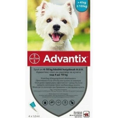 Bayer Advantix spot on Адвантикс за кучета от 4 до 10kg