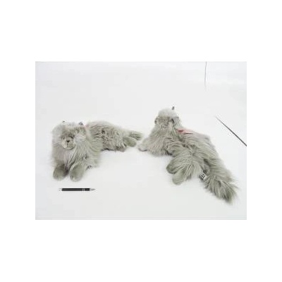 BEPPE Persian cat lying gray 36cm