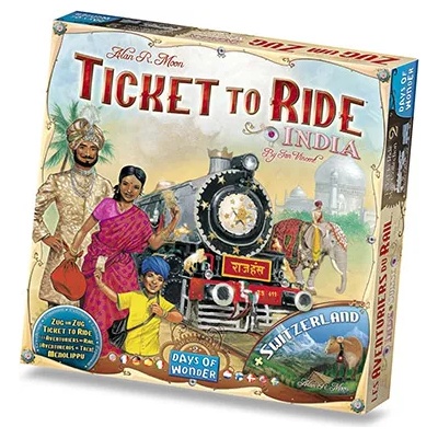 Разширение за настолна игра Ticket to Ride - India (BGBG0000235)