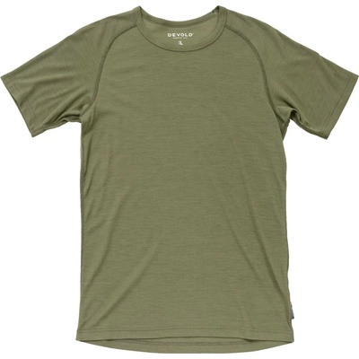 Devold Мъжко мериносово термобельо Devold Lauparen Merino 190 Base Tee Merino base layer - Lichen (015-2114-0313)