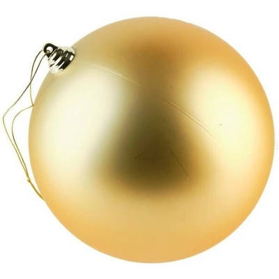 DECOLED Velká vánoční koule 30 cm, šampaň, matná, UV