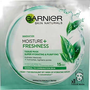 Garnier Moisture Freshness superhydratační čistící textilní maska 32 g