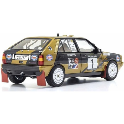 Kyosho Lancia Delta HF 4WD Rally Piancavallo 1987 Esso Nr.1 1:18