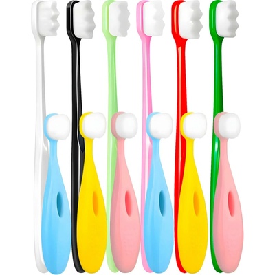 Nanosmile Maxi Family Pack Ultrajemné zubní kartáčky 12 ks