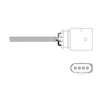 Lambda sonda DELPHI ES20343-12B1 (ES2034312B1)
