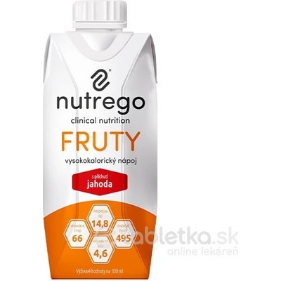 Nutrego FRUTY jahoda 12x330 ml