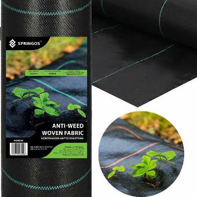 Springos agrotextilie 1,6 x 10 m extra pevná AG0039 černá