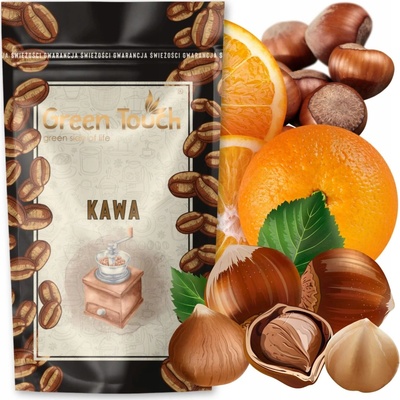 Green Touch MLETÁ KÁVA ORANŽOVO ORANŽOVÁ ORECHOVÁ Arabica 200 g
