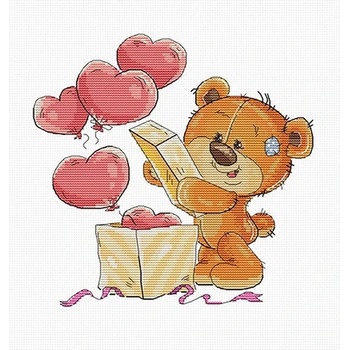 Luca-S Плюшено мече - гоблен със схема b1177