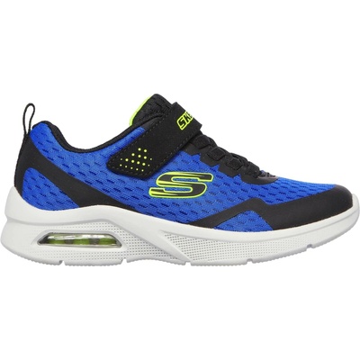 Skechers detská obuv Microspec Max II modrá čierna svetlo zelená biela