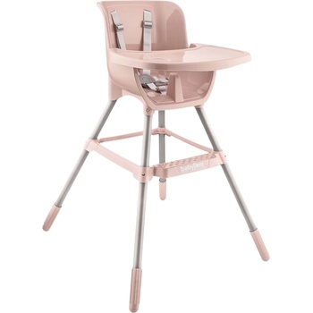 BabyJem Столче за хранене BabyJem - Soft Pink (88805)