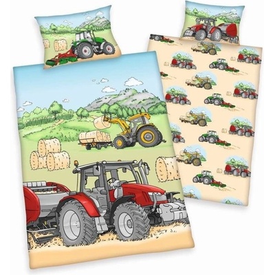 Herding povlečení Traktor 100 x 135 40 x 60 cm – Zboží Dáma