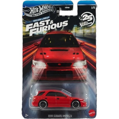 Mattel Hot Wheels Silver Series Fast & Furious 1999 Subaru Impreza