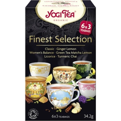 YOGI TEA Finest Selection výběrová sada BIO čajů 18 n.s.
