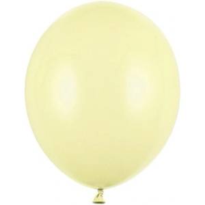 Party Deco Пастелен латексов балон - светложълт - 30 см (sb14p-084j)