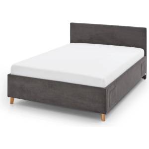 meise.möbel Антрацитно тапицирано детско легло 140x200 cm с място за съхранение с включена подматрачна рамка Cool - Meise Möbel (2205-89-3000)