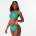 Jack Wills Women's JW Loop Tie Side Bikini Bottoms - Emerald