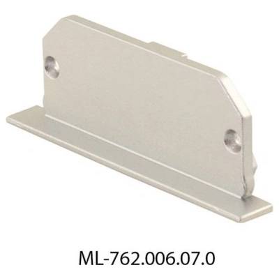 ML-762.006.07.0 Koncovka bez otvoru pro AH, stříbrná barva, 1ks