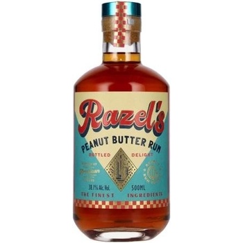 Razel’s Peanut Butter Rum 38.1% 0,5 l (čistá fľaša)