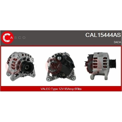 ALTERNATOR 12V 95A CAL15444AS