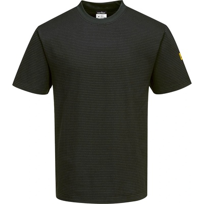 Portwest AS20 antistatické ESD triko černá 3XL