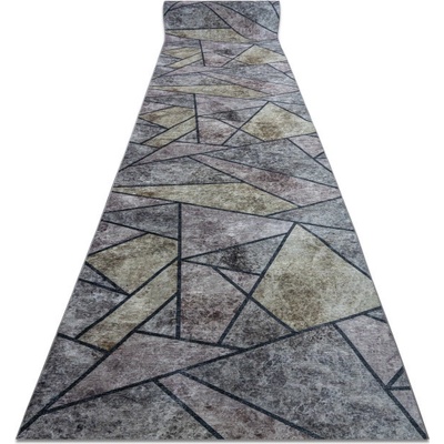 Nej-koberce Lotus MOSAIC 22010 mozaika šedý metráž 100 cm