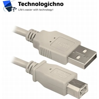 VCOM Кабел VCom USB 2.0 AM/BM Beige CU201-5.0 5m (CU201-5m)